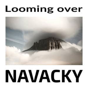Looming over